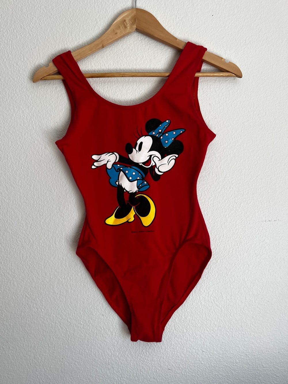 Vintage Disney Mickeyβs Workout Wear Minnie Mouse Leotard - Small